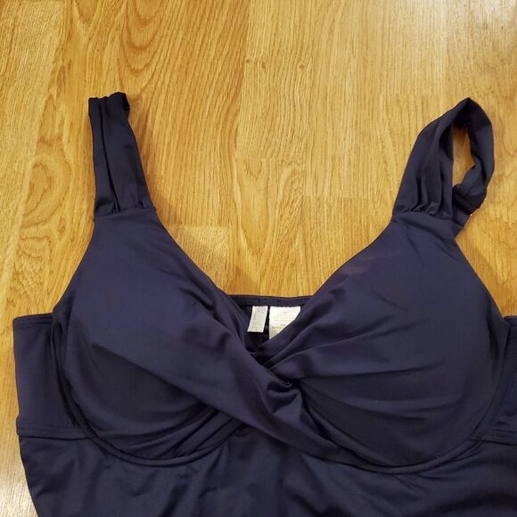 Anne Cole Plus Size Underwire Tankini Set size 18W - Picture 7 of 14